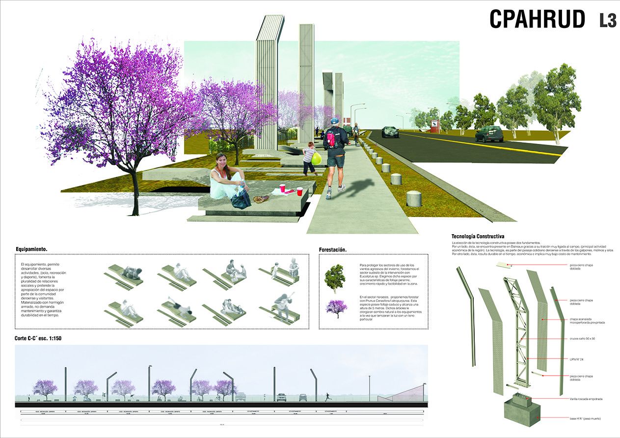 Urban Landmark, Daireaux · Competition · Daireaux, Buenos Aires, Argentina — image 3 of 3