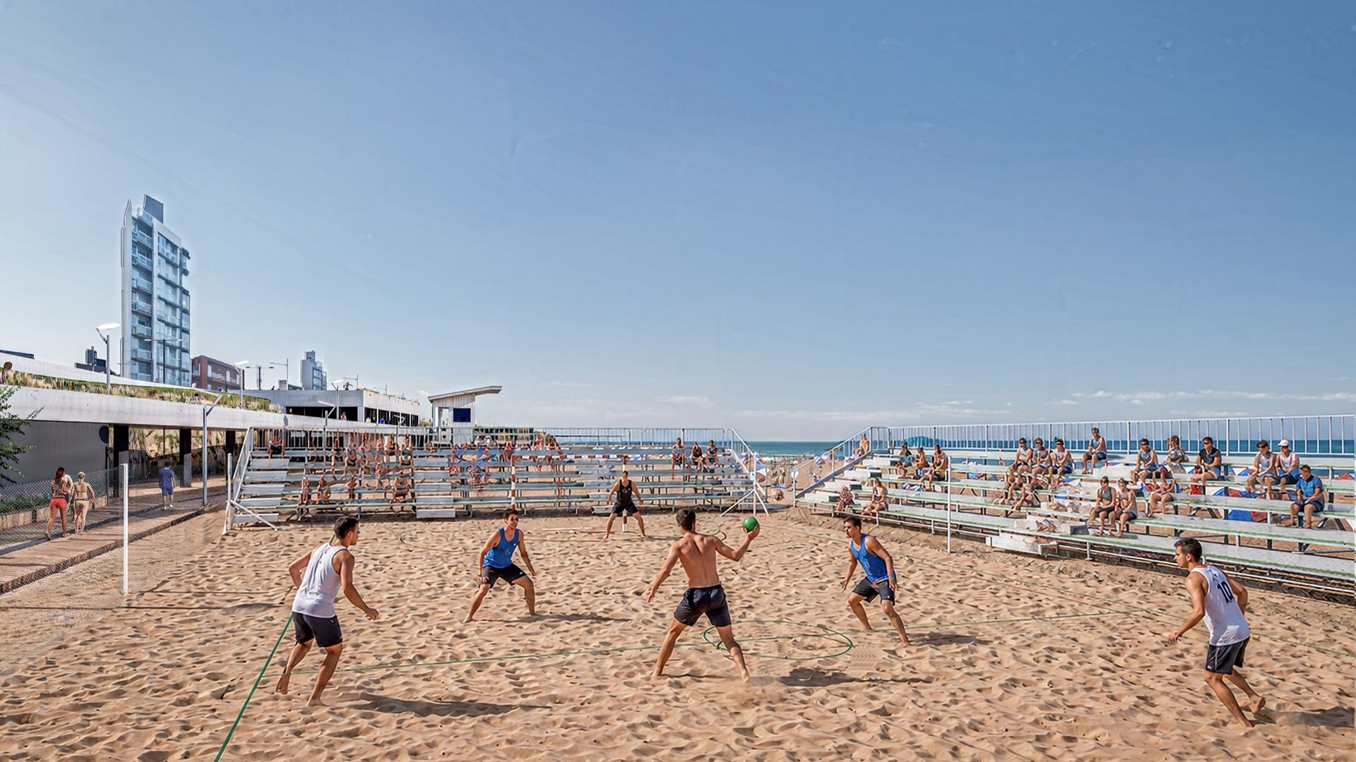 Playa Deportiva Once Unidos · Espacio público · Deporte · U.T.F. Playa Acevedo · Mar del Plata, Argentina — imagen 10 de 14
