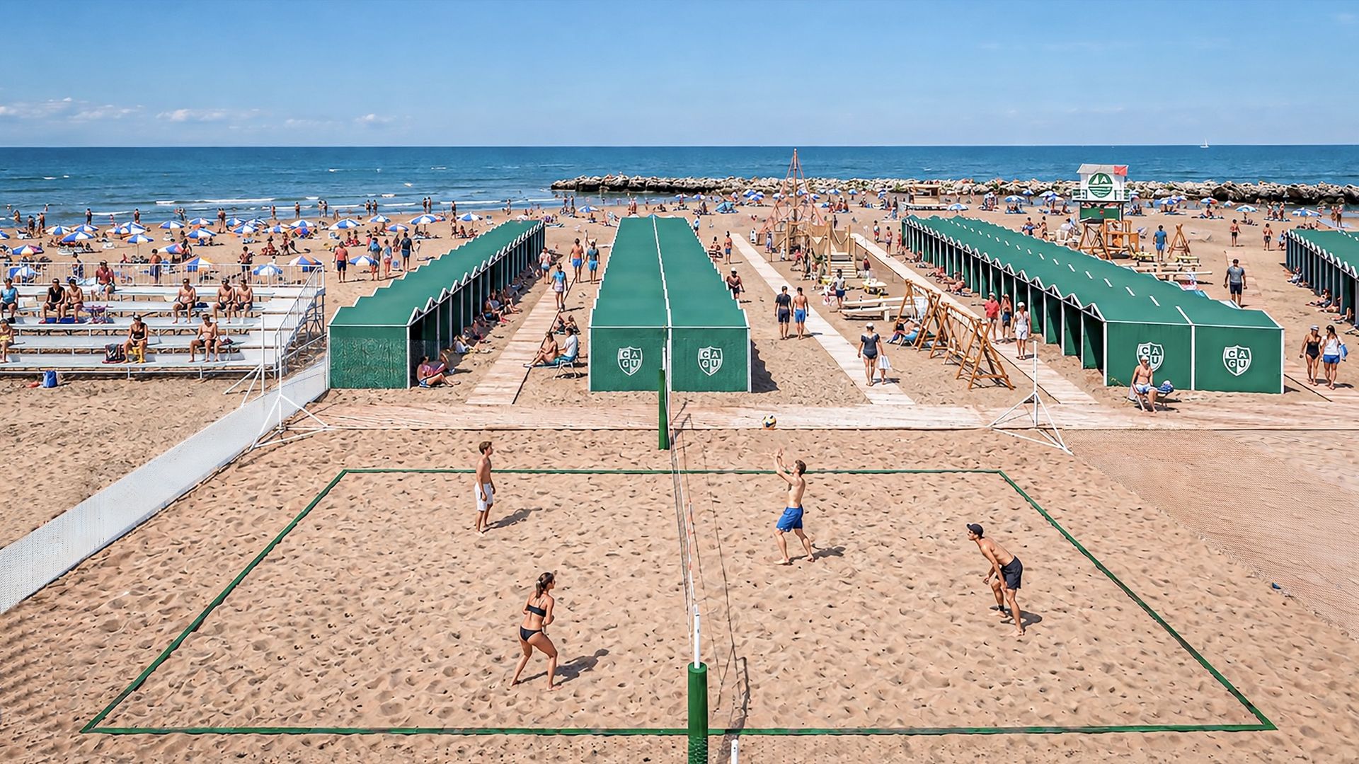 Playa Deportiva Once Unidos · Espacio público · Deporte · U.T.F. Playa Acevedo · Mar del Plata, Argentina — imagen 13 de 14