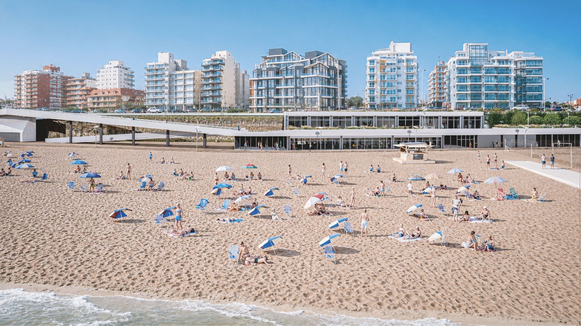 Playa Deportiva Once Unidos · Espacio público · Deporte · U.T.F. Playa Acevedo · Mar del Plata, Argentina — imagen 2 de 14