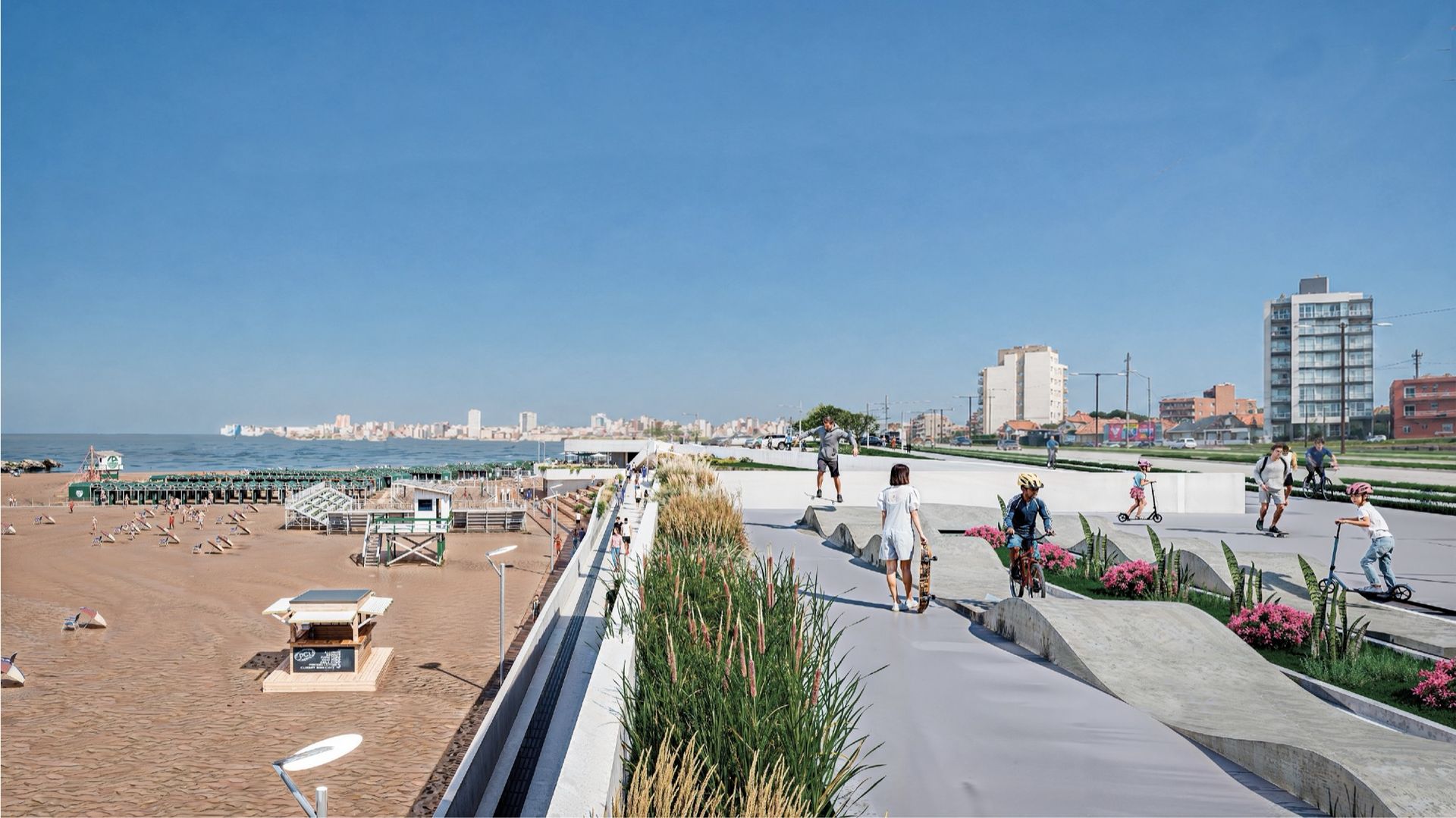 Playa Deportiva Once Unidos · Espacio público · Deporte · U.T.F. Playa Acevedo · Mar del Plata, Argentina — imagen 6 de 14