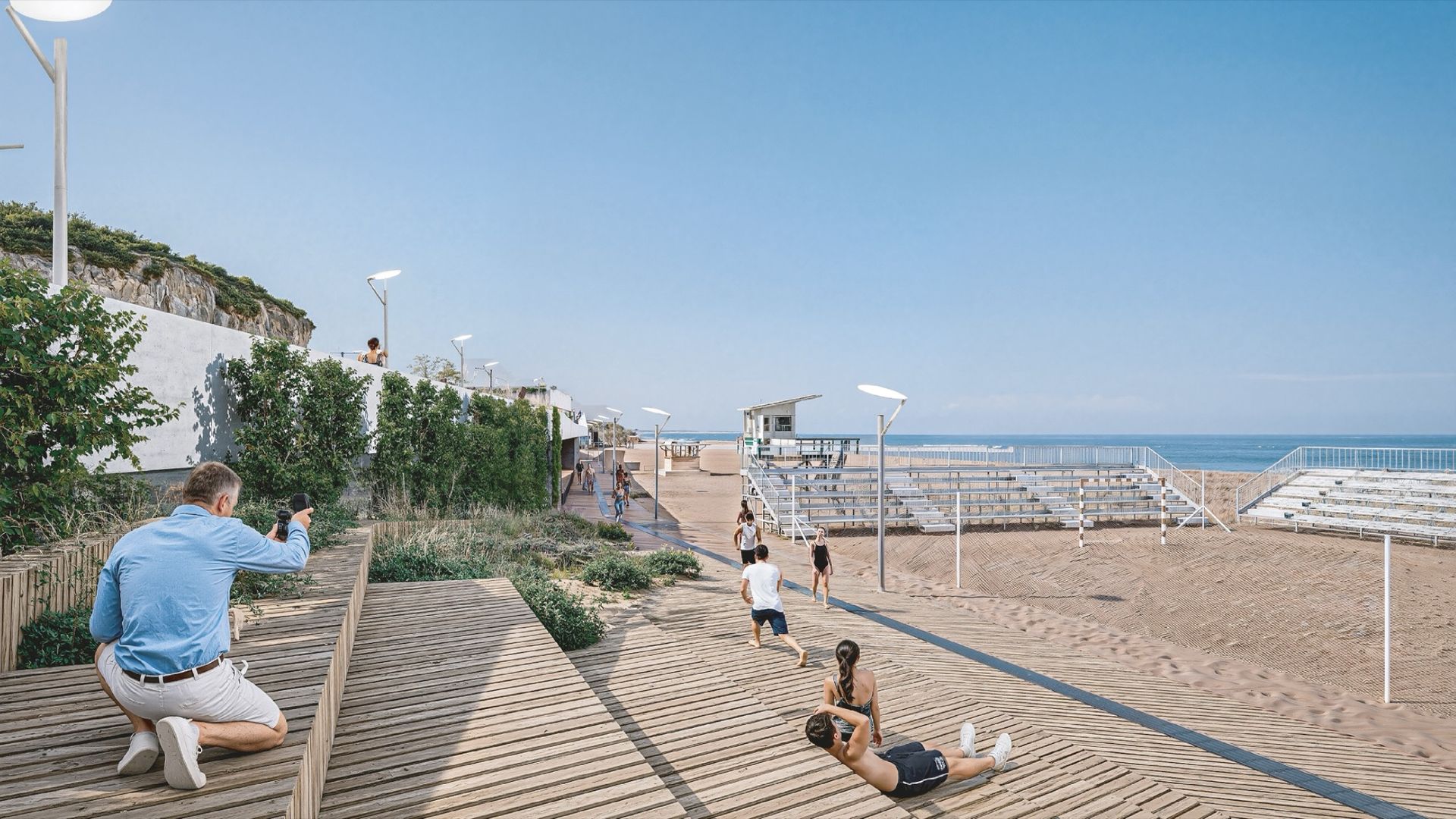Playa Deportiva Once Unidos · Espacio público · Deporte · U.T.F. Playa Acevedo · Mar del Plata, Argentina — imagen 9 de 14